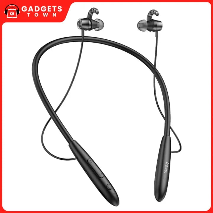 Picture of Neckband Earphones | 200 mAh Battery, 20 H Playback & 330 H Standby | Magnetic Silicone Band | TF Card Slot |