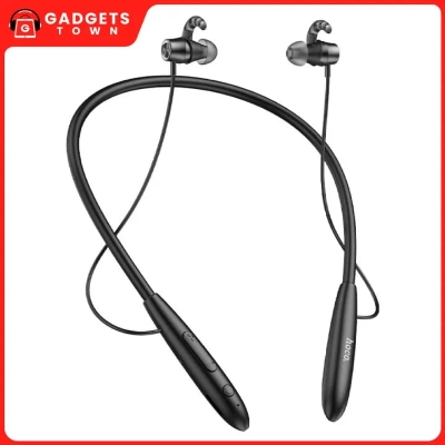 Picture of Neckband Earphones | 200 mAh Battery, 20 H Playback & 330 H Standby | Magnetic Silicone Band | TF Card Slot |
