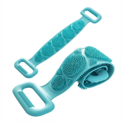 Picture of Silicone Bath Towel Body Brush Bath Belt Exfoliating Body Brush Belt Washing Shower Brush Bath Scrubber Skin Clean Brushes