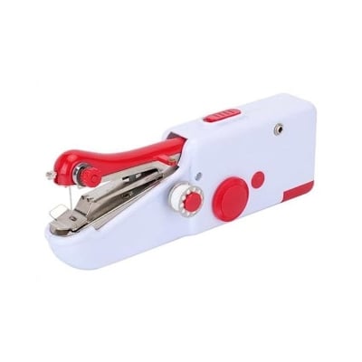 Picture of Small Sewing Machine | Multipurpose Handheld Sewing Device Manual Sewing Machine | Lightweight Beginner Sewing Machine | Hand Stitching Machine for Clothing Pants Jeans
