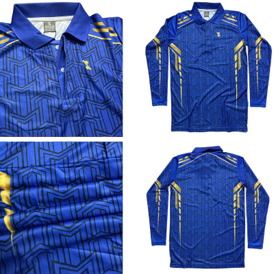 Picture of SMUG Premium POLO Full Sleeve T-shirt - Fabric soft and comfortable - Blue