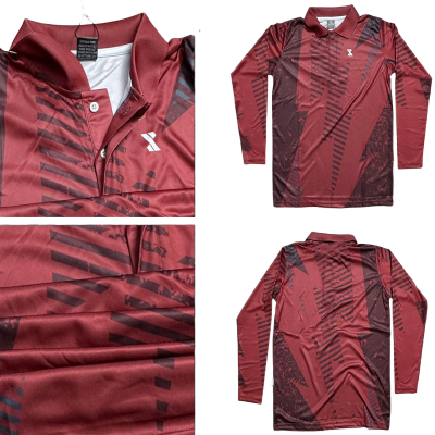 Picture of SMUG Premium POLO Full Sleeve T-shirt - Fabric soft and comfortable - Maroon