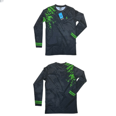 Picture of SMUG Premium Full Sleeve Sports T-shirt Combo Pack -3 Pcs -Black, Grey and Pest color