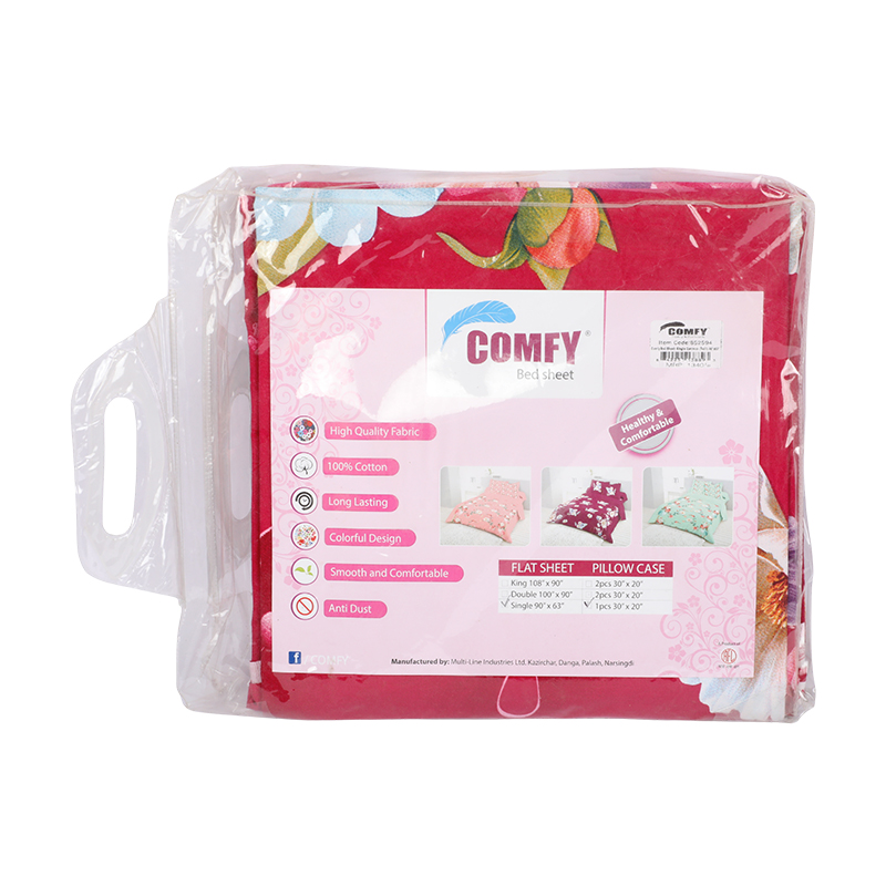 Picture of Comfy Bed Sheet- Single Common (Twill) 90"x63"