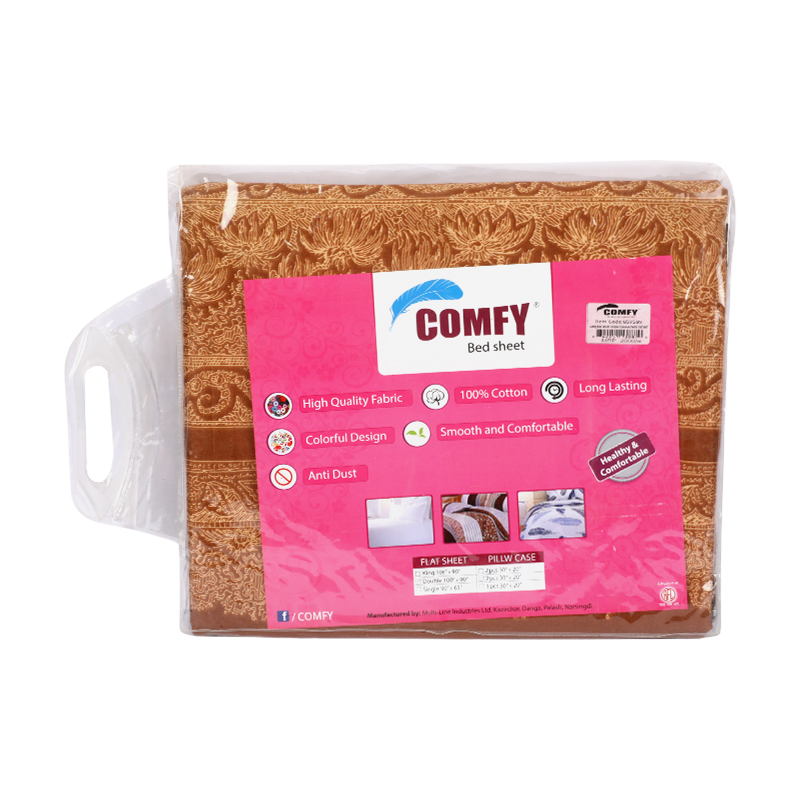 Picture of Comfy Bed Sheet- Double Common(Twill) 100"x90"