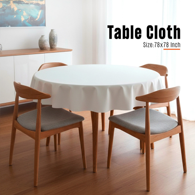 Picture of Country Soul Round Table Cloth–78x78 Inch Green Table Cloths/ Cover (Model TCR-1/2/3)-1Pcs