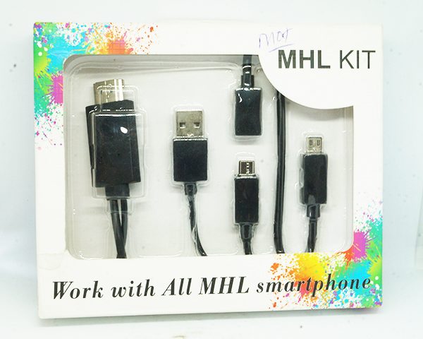 Picture of MHL Mobile to TV Cable - Black - Multicolor
