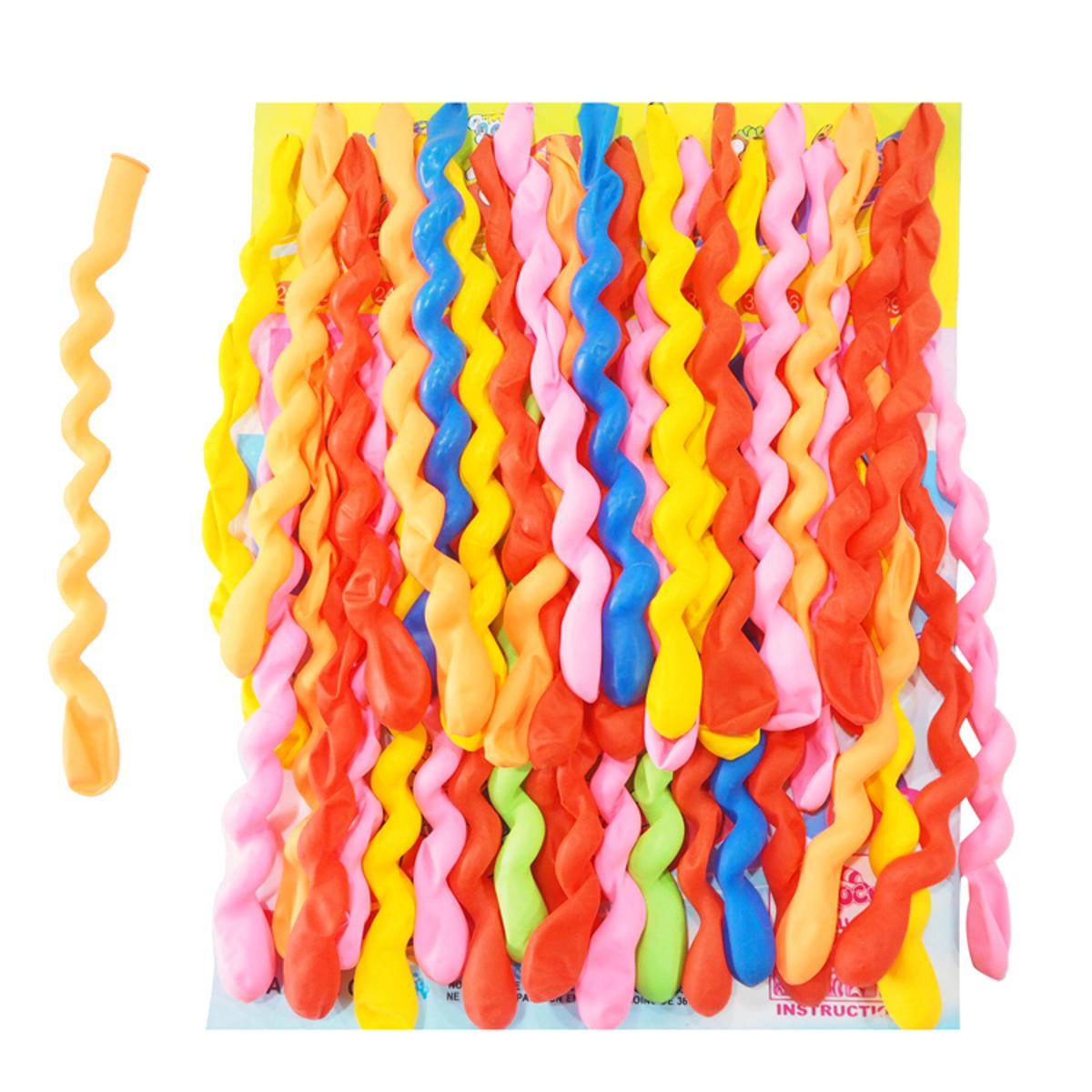 Picture of 40PCS Latex Birthday Balloons Screw Thread Latex Balloon Float Air Balls Inflatable Wedding Birthday Party Baloon Decoration - Multicolor