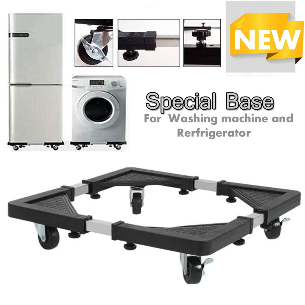 Picture of Special base for washing machine and refrigerator Multifunctional movable stand - Black