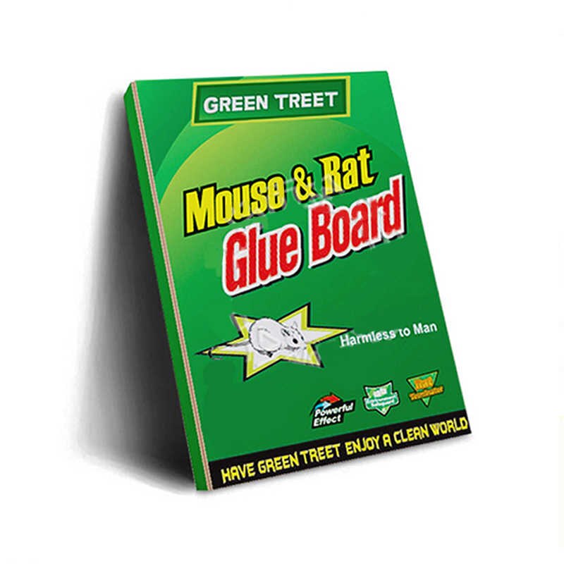 Picture of Mouse Board Sticky Mice Glue Trap High Effective Rodent Rat Snake Bugs Catcher 3pcs - Multicolor