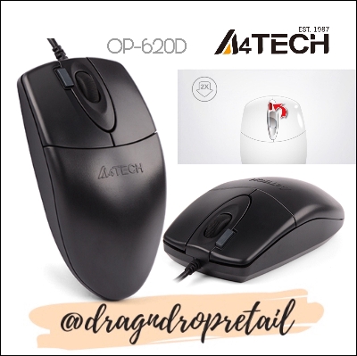 Picture of A.4 Tech OP-620D USB Optical Mouse - Black
