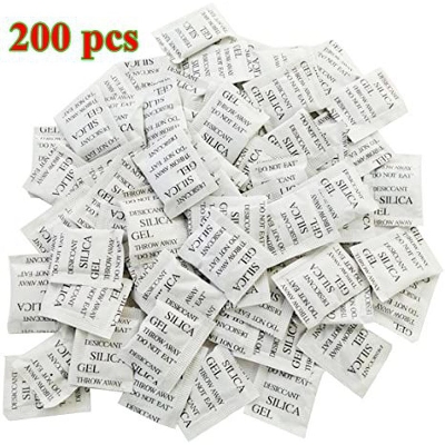 Picture of Silica Gel 200Packets (1 Gm Pack) Desiccant White Silica Gel - White
