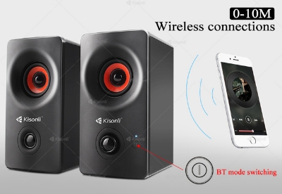 Picture of Kisonli AC 9002BT AC Power Bluetooth Speaker - Black