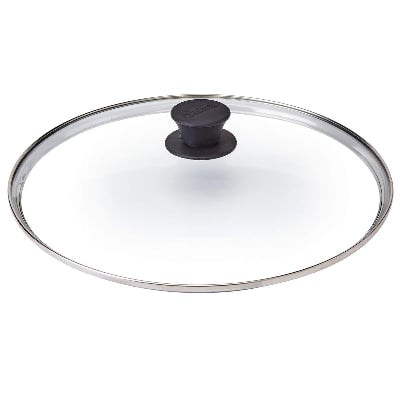Picture of Glass Lid 28cm Tempered Replacement Cover - Oven Safe for Skillet Pots Pans: Universal for all Cookware: Cast Iron, Stainless, Non-Stick - Multicolor