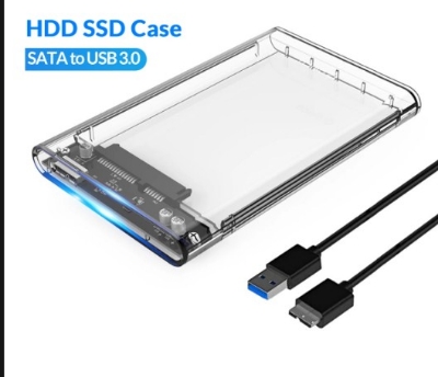 Picture of Transparent  Hard Drive Enclosure  USB 3.0 - Clear