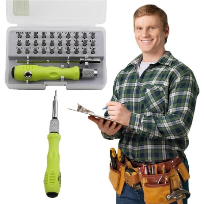 Picture of 32 In 1 Multipurpose Precision Screwdriver Disassemble Electronic Repair Tool - Multicolor