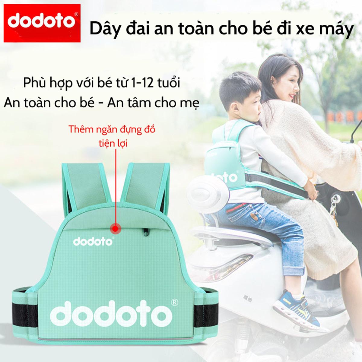 Picture of Dodoto Baby Safety belt for kids motorcycle riding safety Belt - Multicolor