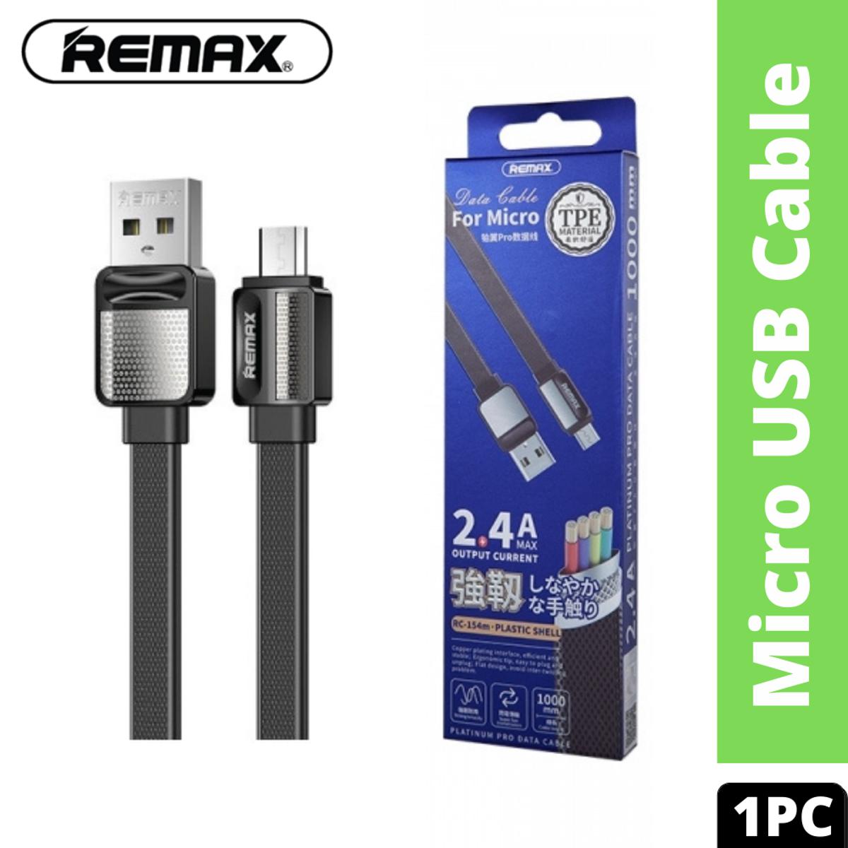 Picture of Remax RC-154m Platinum Pro Series Data Cable For Micro Type B - Black