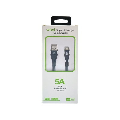 Picture of Wiwi Super Charge Ori 5A Braided Metal Flash Charging Cable - Black