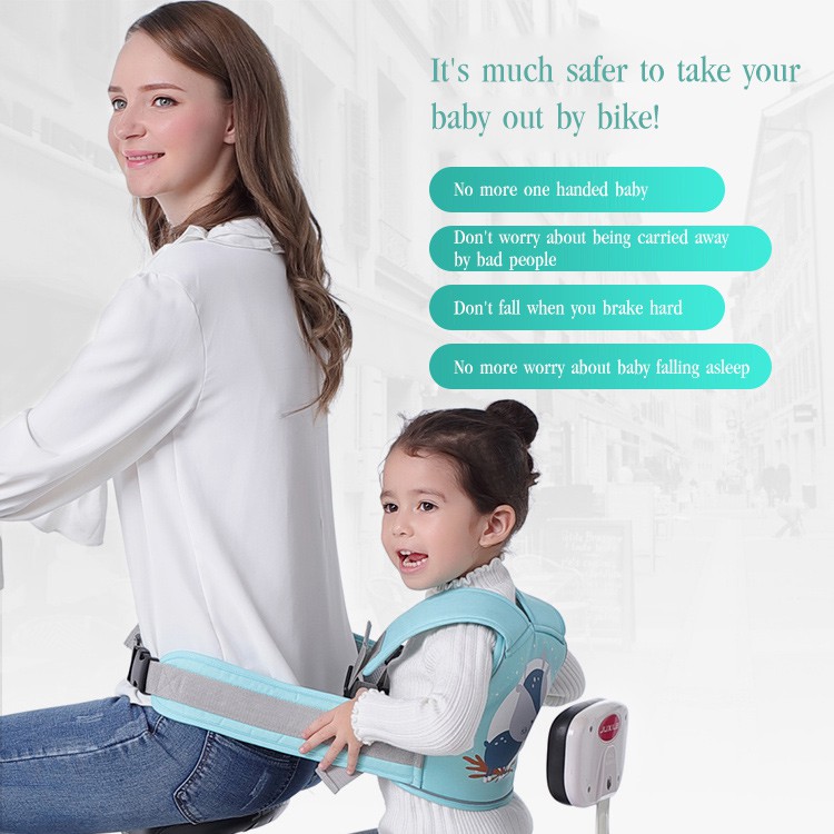 Picture of Dodoto Baby Safety belt for kids motorcycle riding safety Belt - Pink