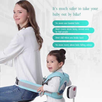 Picture of Dodoto Baby Safety belt for kids motorcycle riding safety Belt - Pink