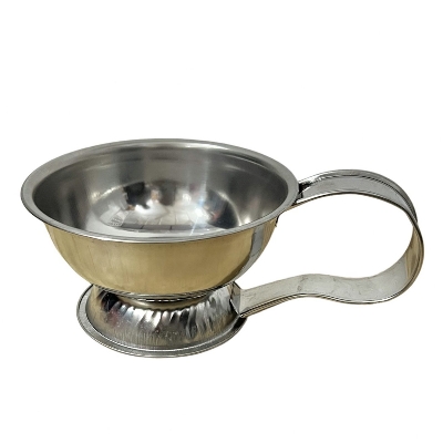 Picture of Stainless Steel Incense Dhup Burner Pot with Handle, 5 Inch, Ideal for Dhoop and Kaphoor Fragrances - Silver