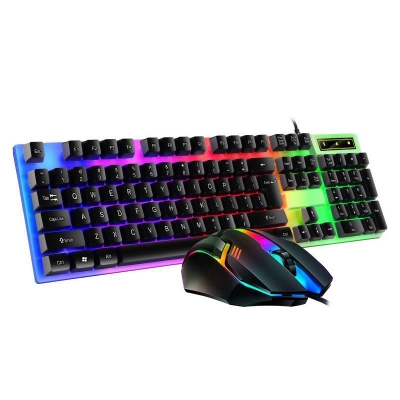 Picture of RGB Gaming Keyboard & Mouse Set - Black