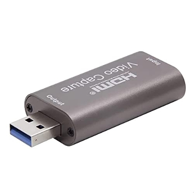 Picture of Video Capture Card, HDMI USB Audio Game Capture Cards 1080p USB3.0 Record via DSLR Camcorder Action Cam,Computer for Gaming, Streaming, Teaching, Video Conference or Live Broadcasting - Black