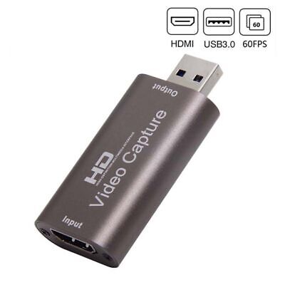 Picture of Video Capture Card, HDMI USB Audio Game Capture Cards 1080p USB3.0 Record via DSLR Camcorder Action Cam,Computer for Gaming, Streaming, Teaching, Video Conference or Live Broadcasting - Black