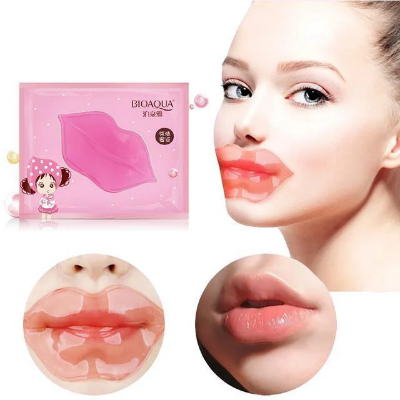 Picture of BIOAQUA Lip Mask Pink Girl Crystal Collagen Lip Mask Moisturizing Lip Care -8gm 1pcs
