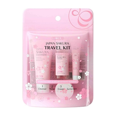 Picture of Laikou Japan Sakura Travel Kit 4 Pcs - Travel Kit 4 Pcs