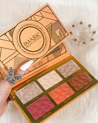 Picture of Imagic 6 Color Highlight Blush And Contour Palette - Fresh