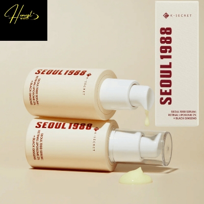 Picture of KSECRET SEOUL 1988 Serum Retinal Liposome 2% + Black Ginseng 30ml - K secret Face Serum