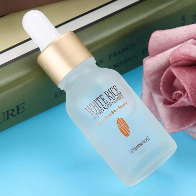 Picture of Rice Serum ROREC White Rice Tender Skin Moisturizing Beauty Essence Rice Face Serum 15ml