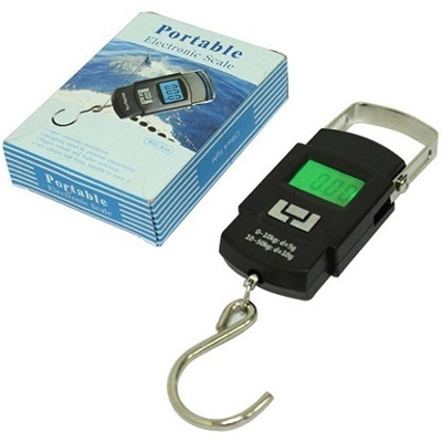 Picture of Black Portable Electronic Scale