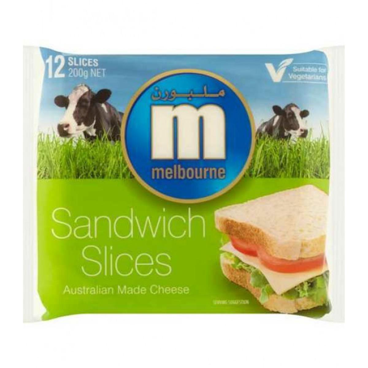 Picture of Slice Cheese Melbourne 12 slices 200 gm  (Australia)