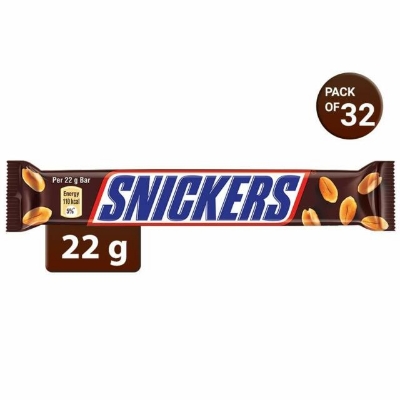 Picture of Snickers 32 piece pack (32 x 22 ) -704  gm