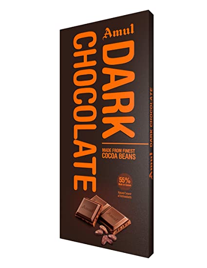 Picture of Amuls Dark Chocolate 150gm 1 Box (10pcs)