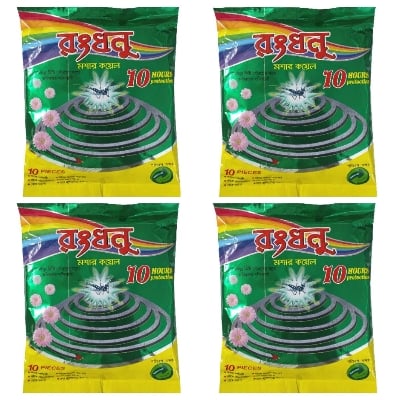 Picture of RANGDHANU Fiber Mosquito Coil   4 Box = 40 Piecs Coil