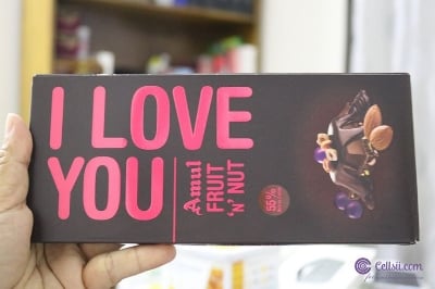 Picture of Amul Dark Fruit N Nut Chocolate  40g
