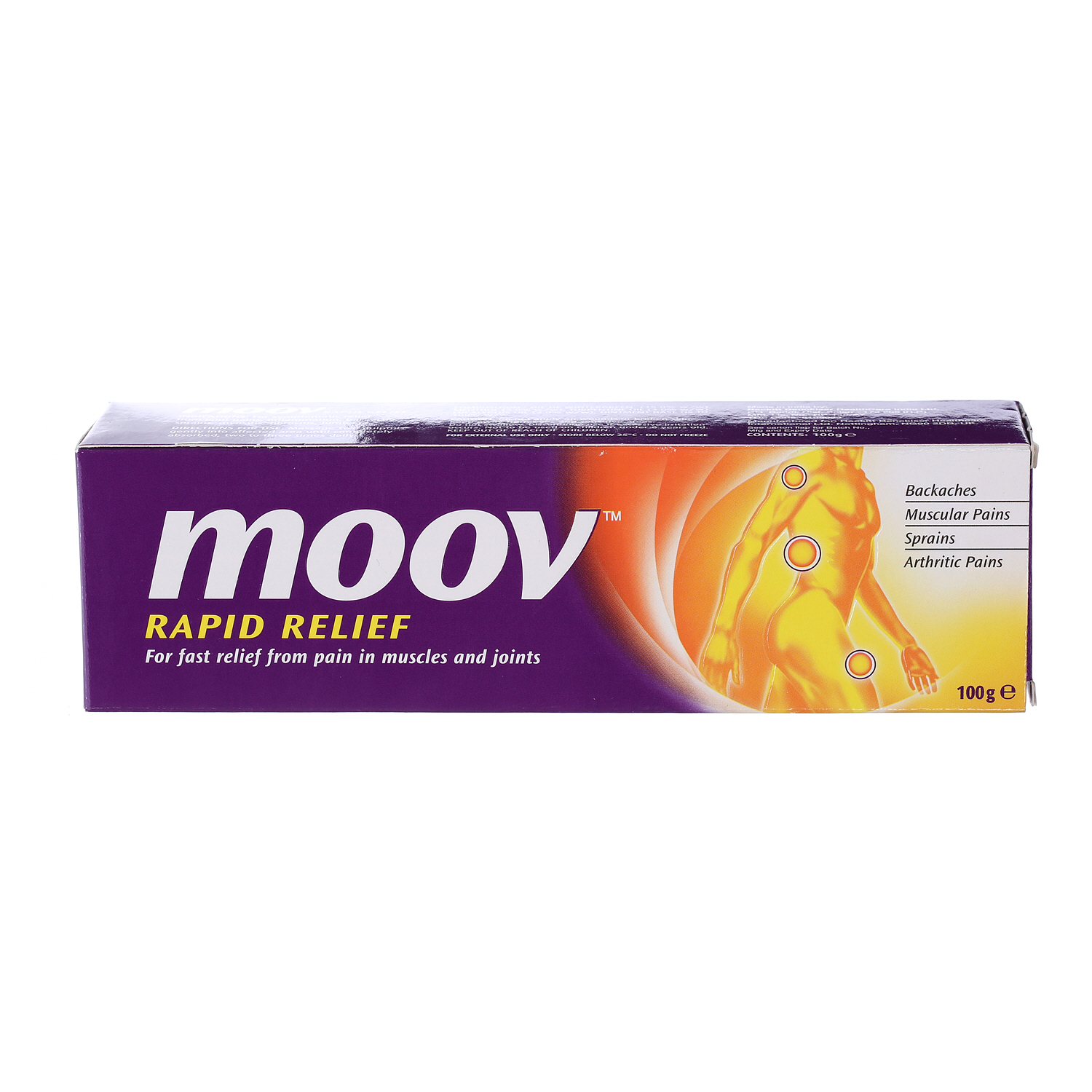 Picture of Moov Rapid Relife Pain Massage Cream Instant Relife From Pain 100g U.A.E