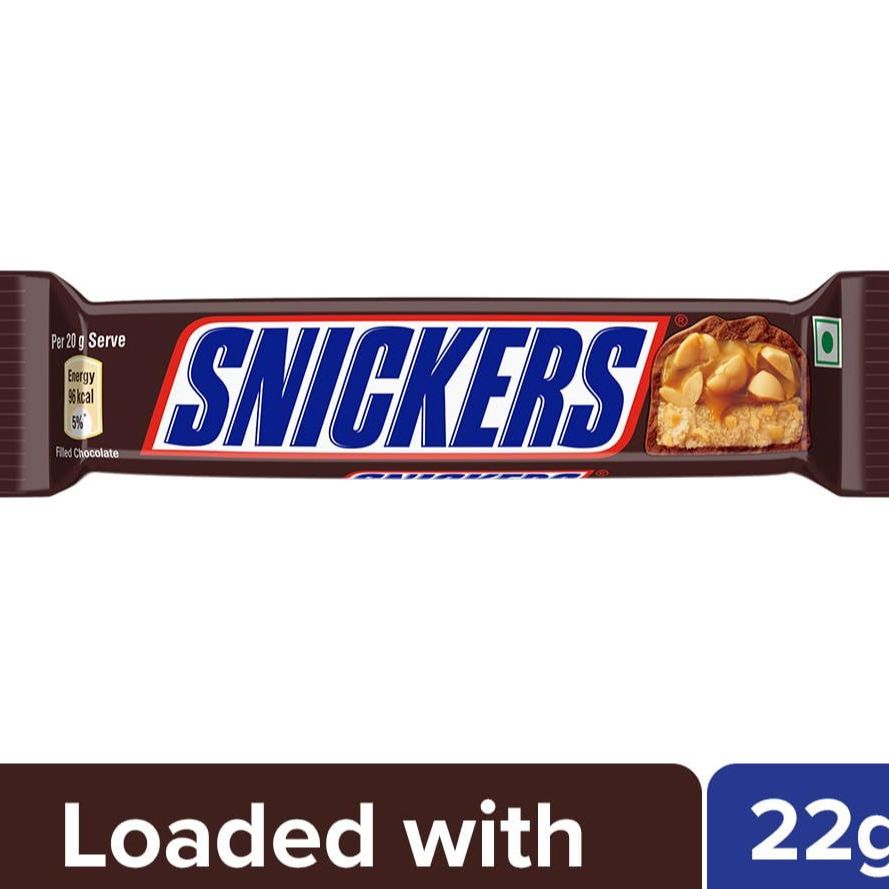 Picture of Snickers Peanut Chocolate Bar 22 Gram X Pack Of 20