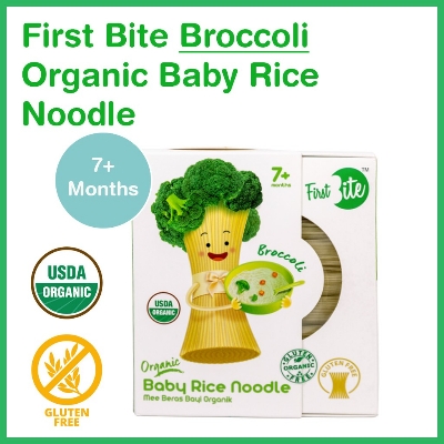 Picture of FIRST BITE Organic Baby Rice Noodle Broccoli From 7+ Months 180g Malaysia