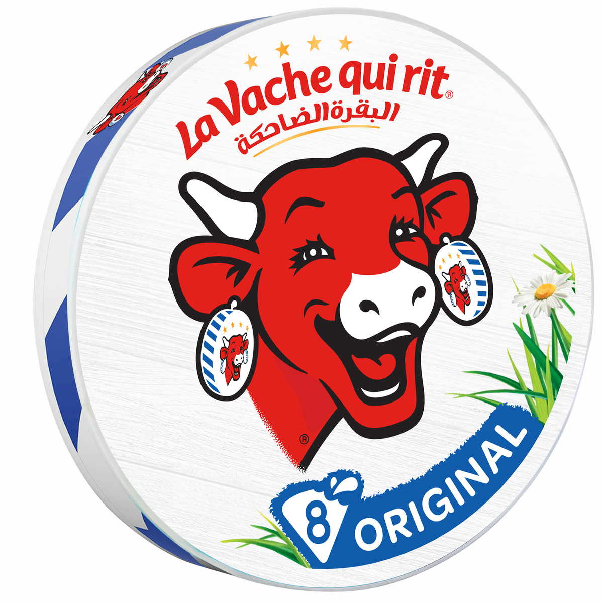 Picture of La Vache Qui Rit (The Laughing Cow) Original Cheese - 8 Portions    2 pcs -240 gm