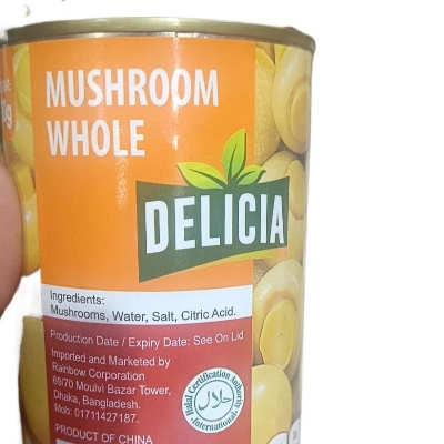 Picture of Delicia Mushroom Whole 400g