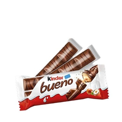 Picture of Kinder Bueno Milk & Hazelnut Chocolate Bar 43 Grams (Pack Of 2)