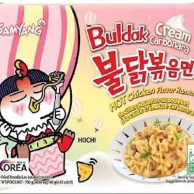 Picture of Samyang Cream Carbonara Ramen - 140 gm    5 PCS -700 GM