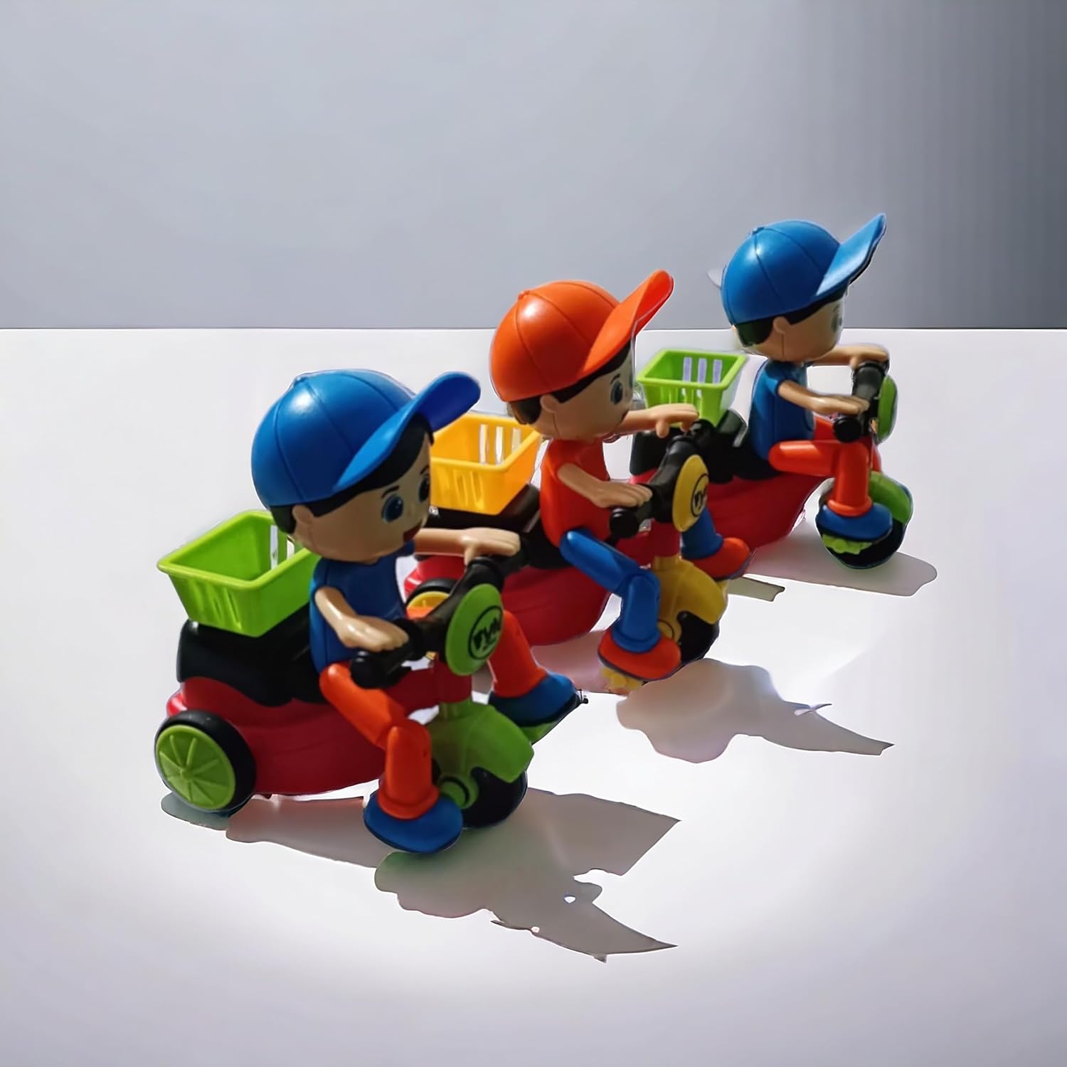 Picture of Multicolor Plastic CARTOON TRICYCLE BOY