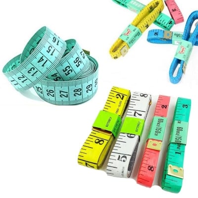 Picture of Super Tailor 1.5 Meter/ 60" Length soft plastic Ruler Tailor Cloth Measure Tape for medical student/Tailor-12  piece(Imported)  6 Colors