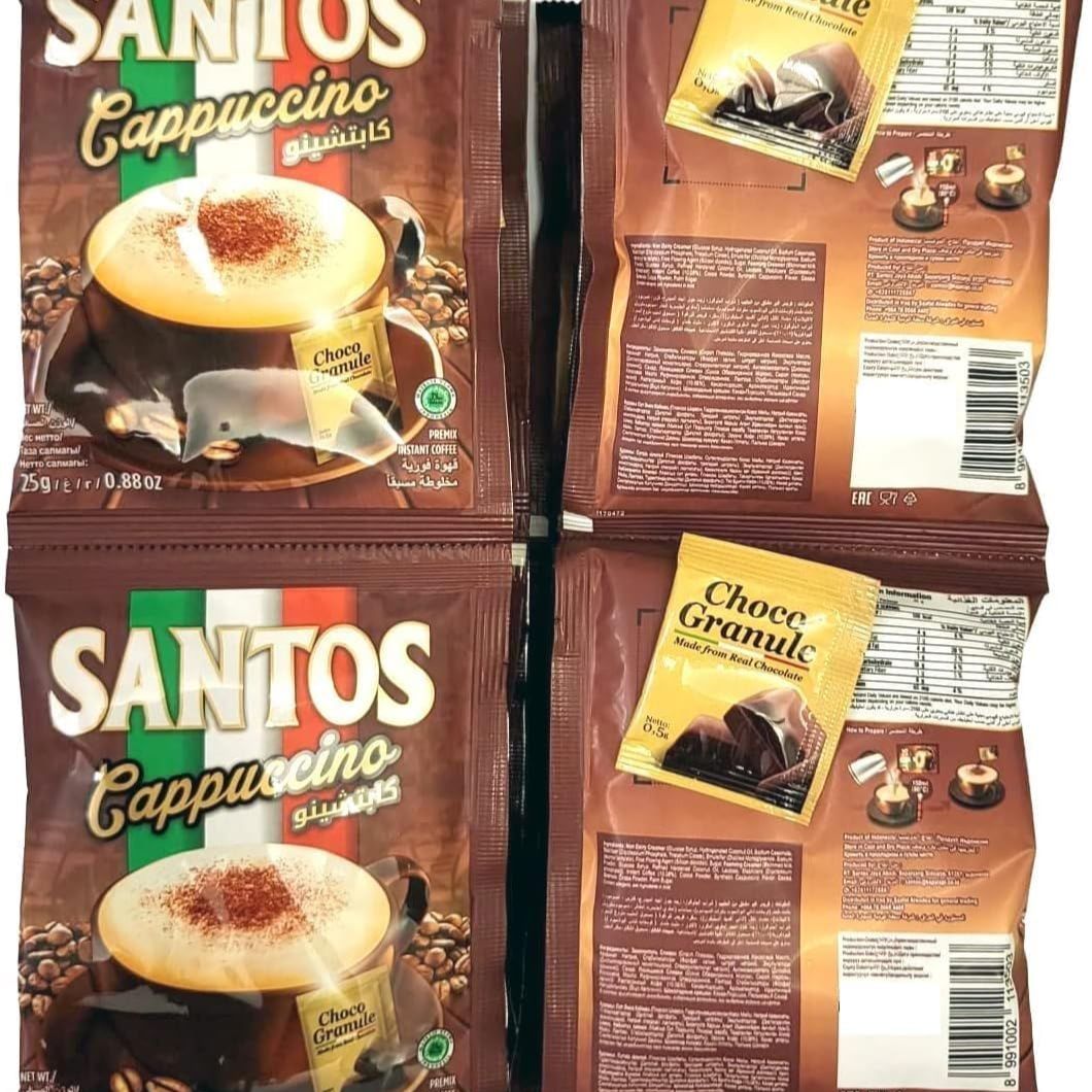 Picture of Santos Cappuccino 3 In1 With Choco Granule Coffee 500gm